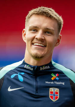 Martin Ødegaard of the Norwegian national football team