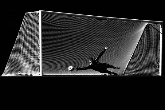 Goalkeeper Mathias Dyngeland of the Norwegian national