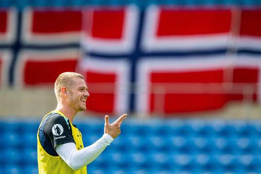 Julian Ryerson of the Norwegian national football team
