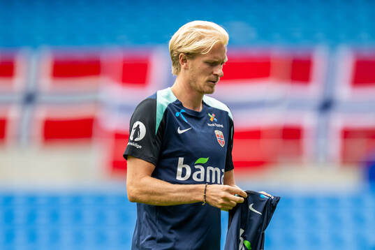 Morten Thorsby of the Norwegian national football team