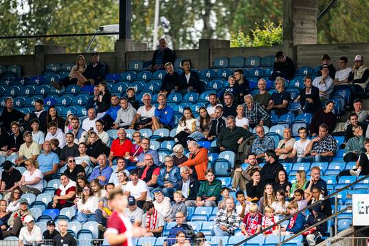 Spectators in the stands