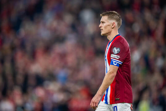 Martin Ødegaard of Norway the FIFA World Cup Qualifier