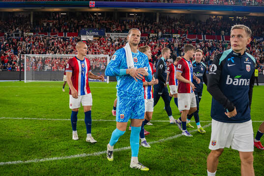 Goalkeeper Ørjan Nyland of Norway