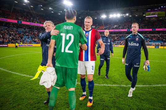 Assistant coach Kent Bergersen of Norway, goalkeeper