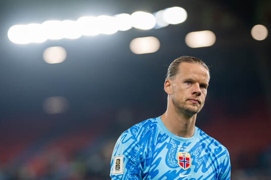 Goalkeeper Ørjan Nyland of Norway