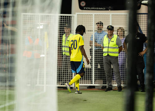 Jeremy Agbonifo looks dejected