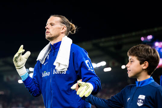 Goalkeeper Ørjan Nyland of Norway