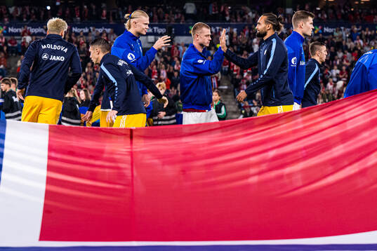 Erling Braut Haaland, Julian Ryerson and Alexander Sørloth