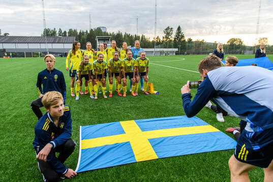 Sveriges startelva bestående av Rona Krasniqi, Zofia