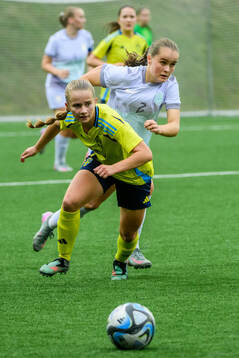 Sveriges Lina Selander Löfgren och Norges Erle Ødegaard