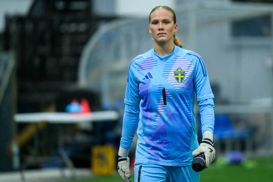 Sveriges målvakt Hanna Karlsson