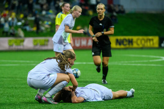 Norges Sara Isabella Lepore har ont