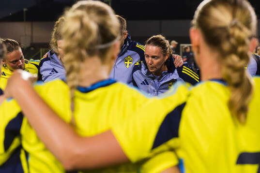 Sveriges Förbundskapten Lovisa Delby