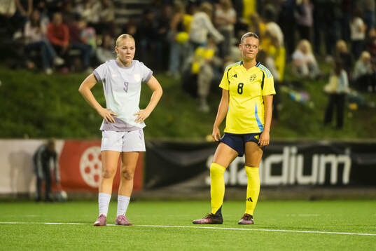Sveriges Hilda Kruger och Norges Hanne Nesse