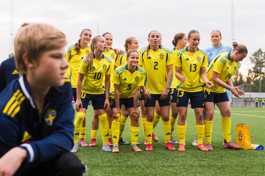 Sveriges startelva bestående av Rona Krasniqi, Zofia