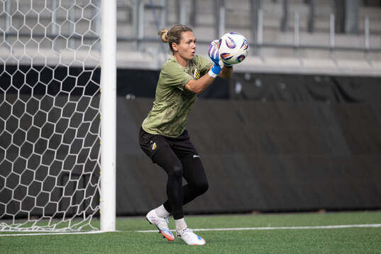 Goalkeeper Jennifer Falk of Häcken