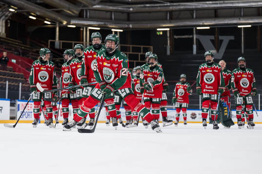 Frölundas Hanna Olsson jublar