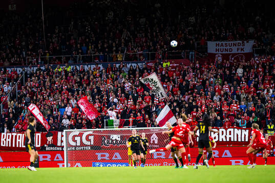 Spectators in the stands