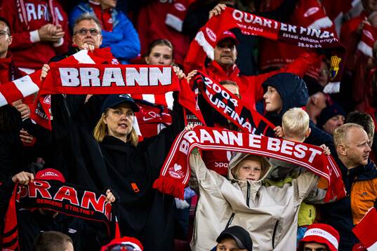 Spectators in the stands