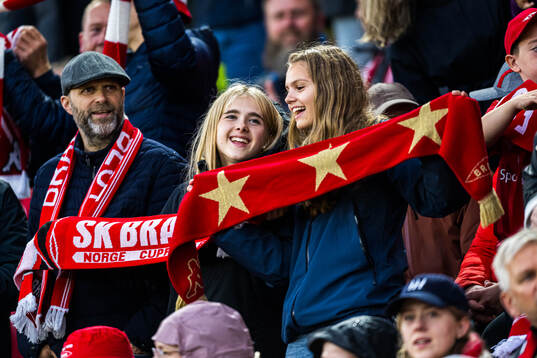 Spectators in the stands