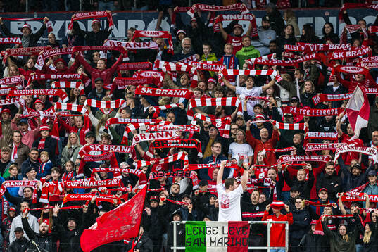 Spectators in the stands