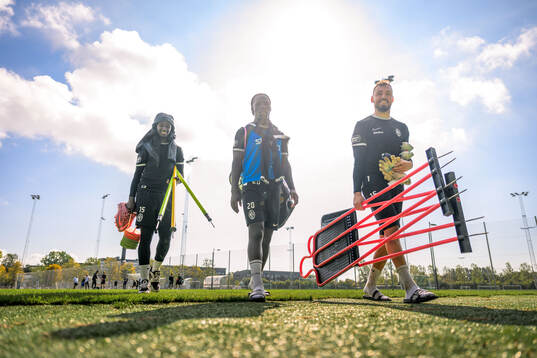 Max'Med Mohamed, Xavier Odhiambo och målvakt Amr Kaddoura