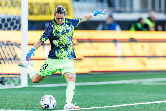 Goalkeeper Jennifer Falk of Häcken