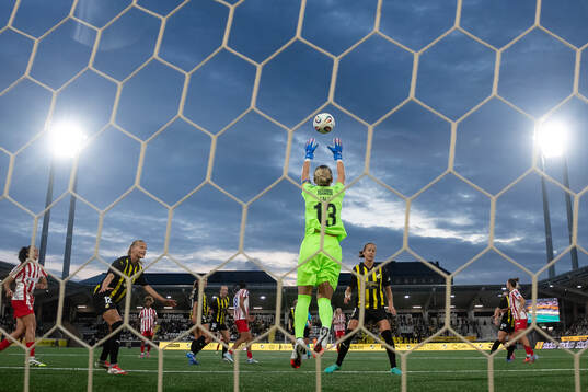 Goalkeeper Jennifer Falk of Häcken