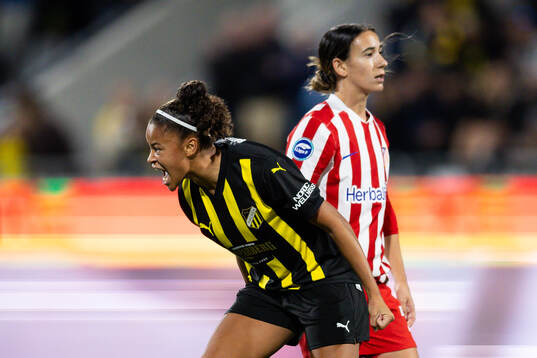 Bläddra bland fler bilder av Football, Women's Champions League, Play-off, Häcken - Atletico Madrid