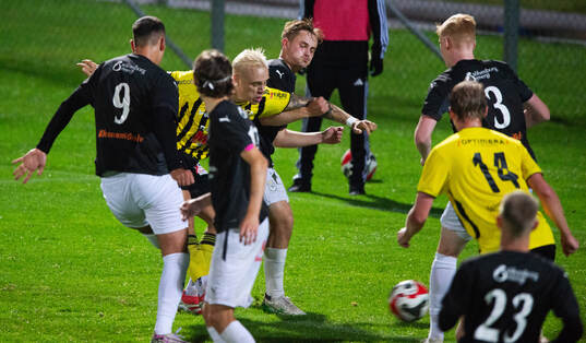 IFK Hässleholms Alexander Sjöström gör 2-3 i matchen i