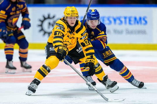 Skellefteås Valter Lindberg och Djurgårdens David Blomgren