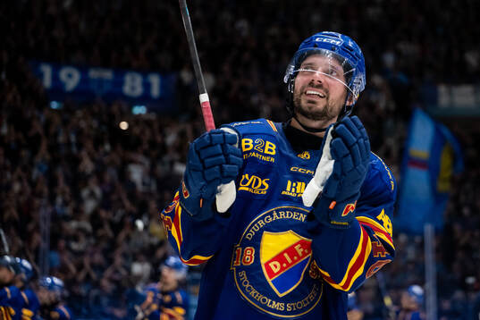 Djurgårdens Jacob Josefson jublar