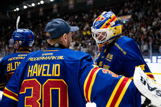 Djurgårdens målvakt Magnus Hellberg och målvakt Hugo