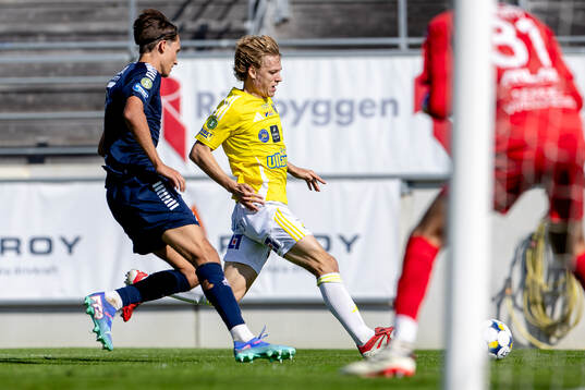 Utsiktens Noah Johansson och Falkenbergs Melker Nilsson