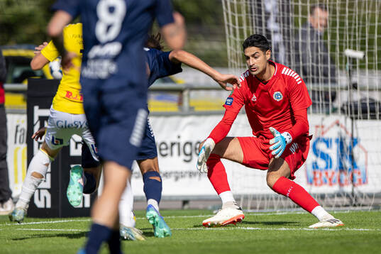 Utsiktens målvakt Tom Amos