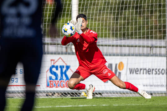 Utsiktens målvakt Tom Amos