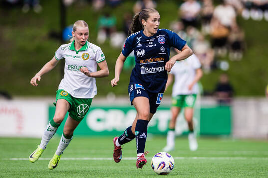 Hammarbys Emilie Joramo och Linköpings Irene Dirdal