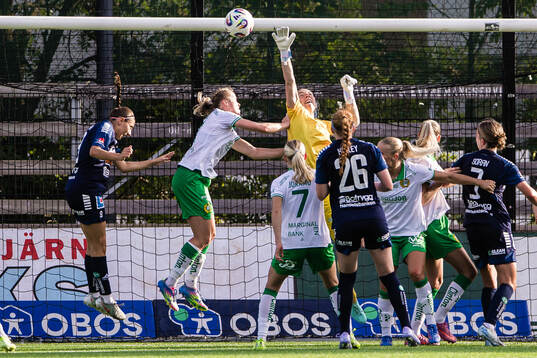 Hammarbys målvakt Melina Loeck