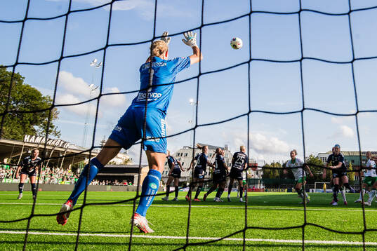 Linköpings målvakt Cajsa Andersson