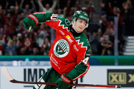 Frölundas Jacob Peterson jublar