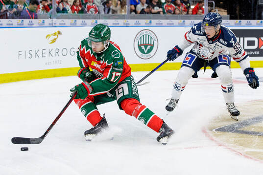 Frölundas Isac Born och Linköpings Oliver Johansson