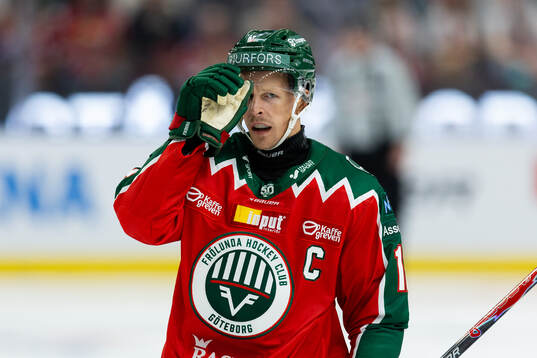 Frölundas Max Friberg deppar