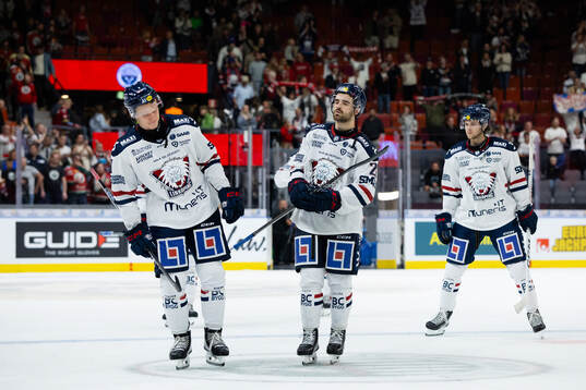 Linköpings Erik Norén och Max Martin deppar