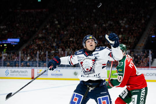 Linköpings Markus Ljungh och Frölundas Jacob Peterson