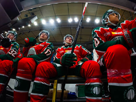 Frölundas Isac Born, Arttu Ruotsalainen och Max Westergård