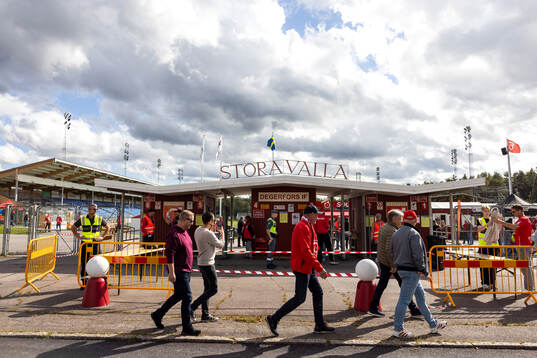 Exteriör vy av Stora Valla
