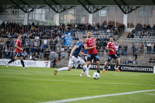 Under fotbollsmatchen i Allsvenskan mellan Halmstad och IFK