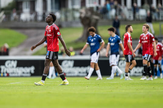 IFK Norrköpings Abdoulie Tamba deppar