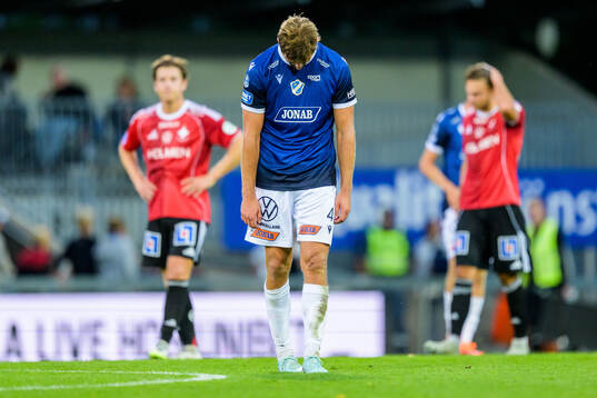 Halmstads Filip Schyberg deppar