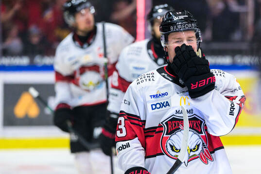 Malmö Redhawks Petter Vesterheim deppar